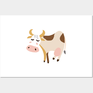 Farm cow Posters and Art